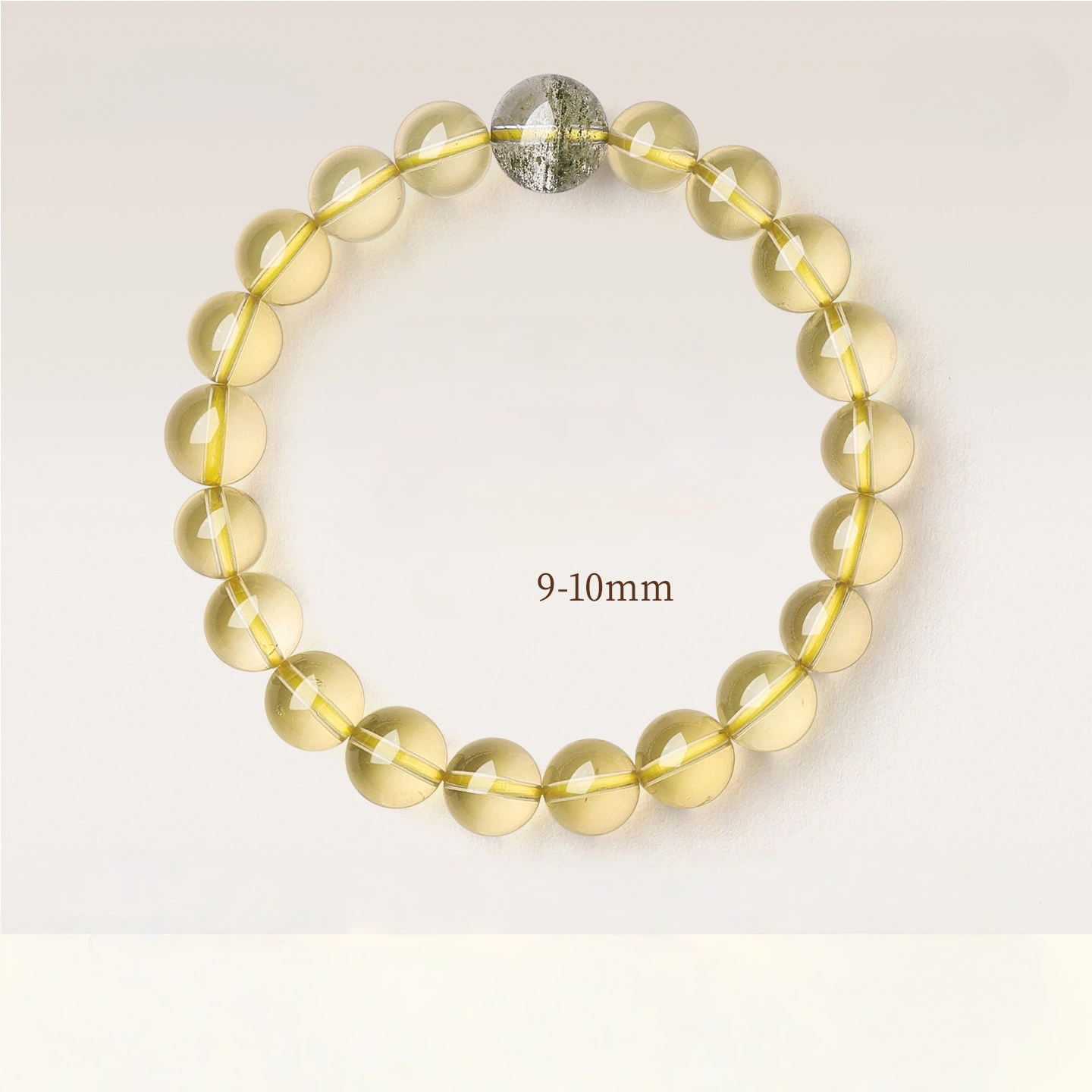 Natural Citrine Green Phantom Quartz Bracelet, Wealth Luck, Premium Unisex Birthday Gift
