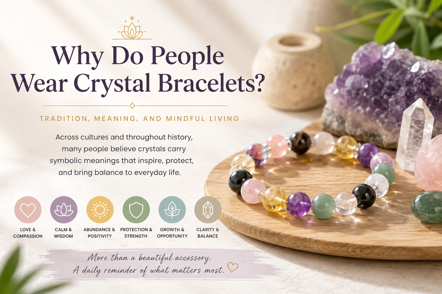Why Do People Wear Crystal Bracelets? A Tradition That Goes Beyond Fashion