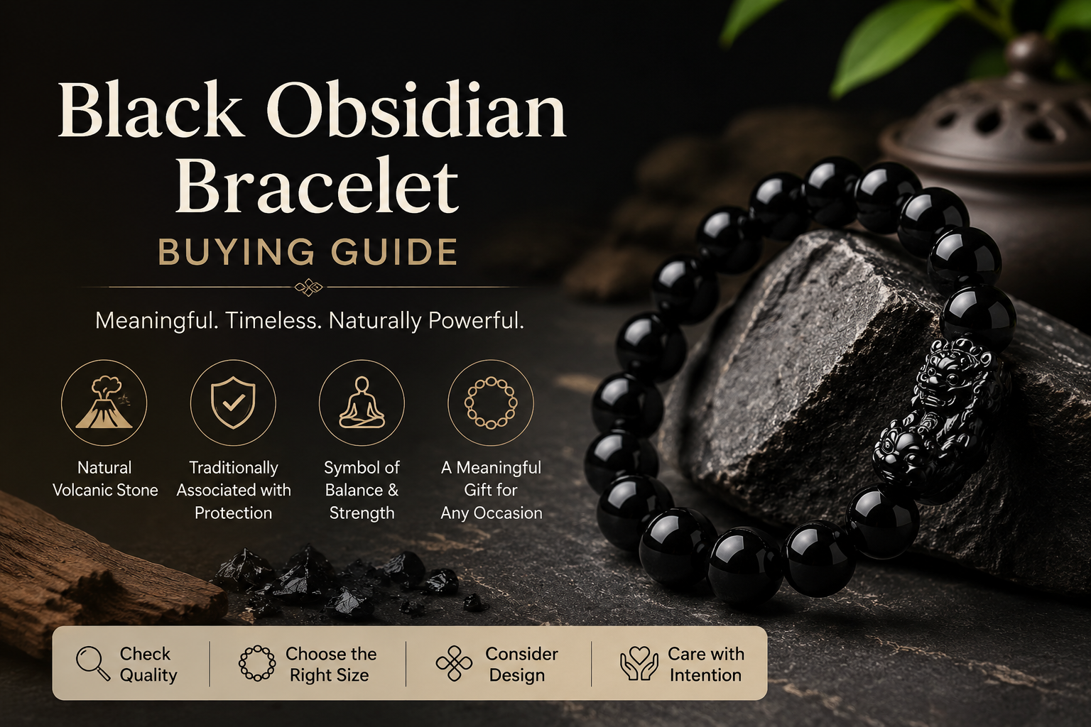 Black Obsidian Bracelet Buying Guide: How to Choose the Right One