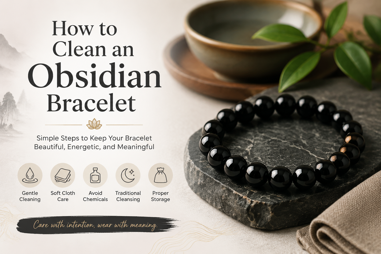 How to Clean an Obsidian Bracelet: A Simple Guide Inspired by Tradition