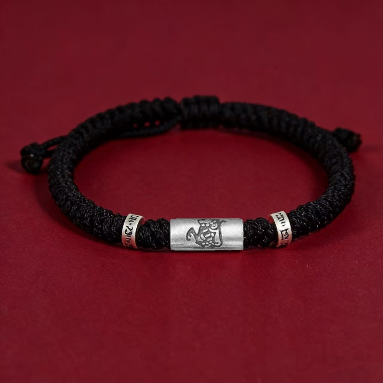 12 Zodiac Fortune Bead Red String Bracelet, Zodiac Year Unisex Gift