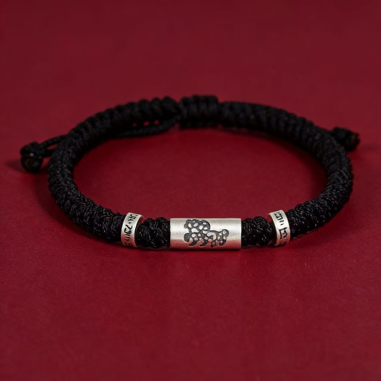 12 Zodiac Fortune Bead Red String Bracelet, Zodiac Year Unisex Gift