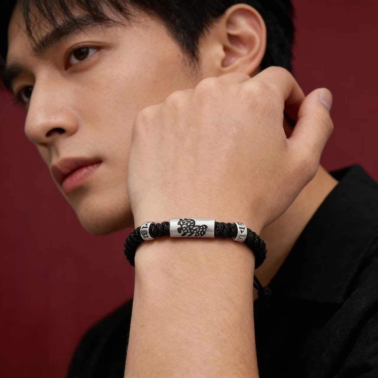 12 Zodiac Fortune Bead Red String Bracelet, Zodiac Year Unisex Gift