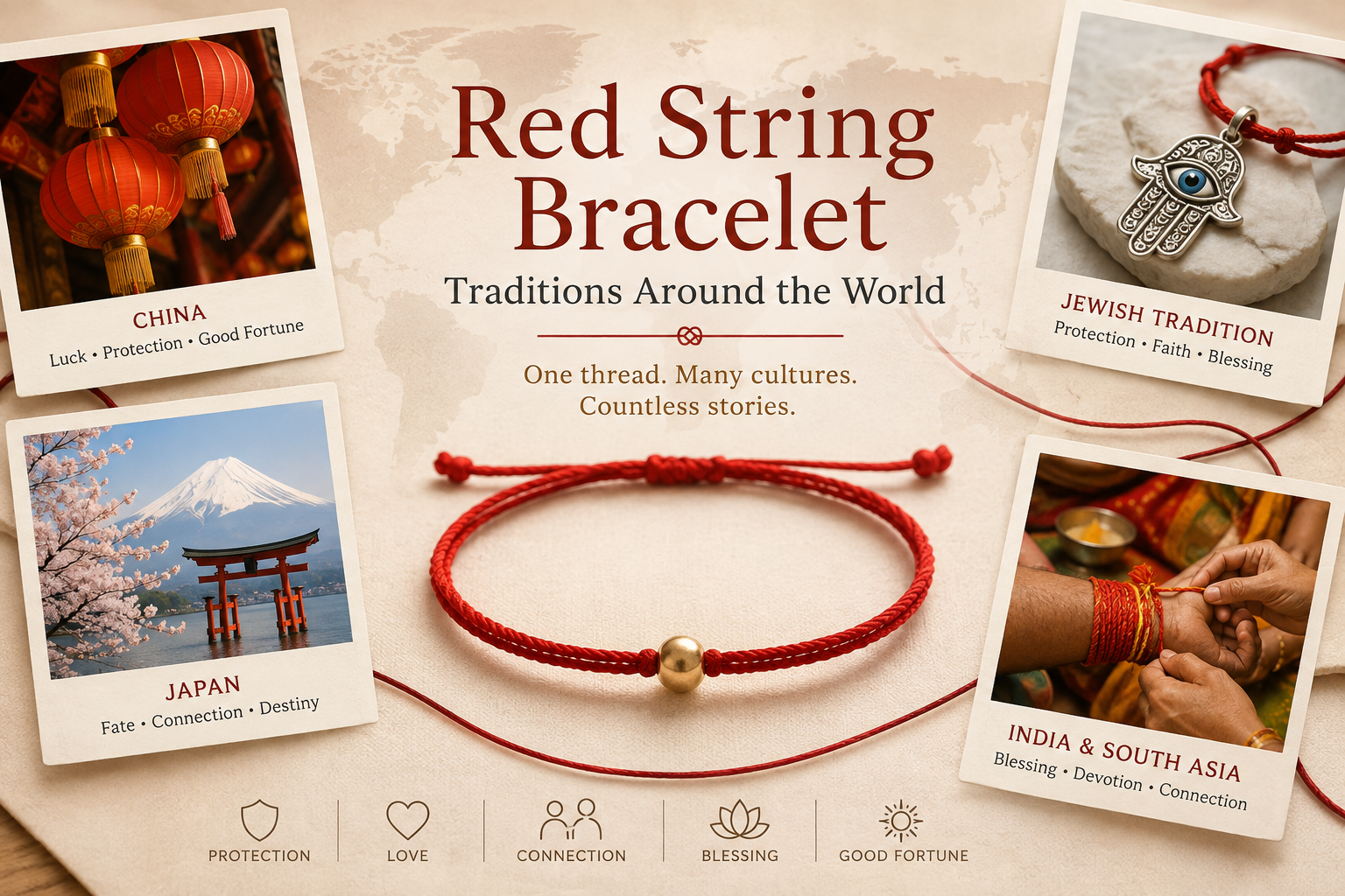 Red String Bracelet Traditions Around the World: One Thread, Many Meanings