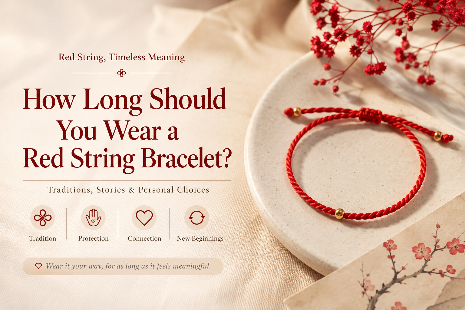 How Long Should You Wear a Red String Bracelet?
