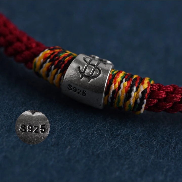Wealth‑Attracting Sterling Silver Money Bag Red String Bracelet, Lucky Gift for Men & Women