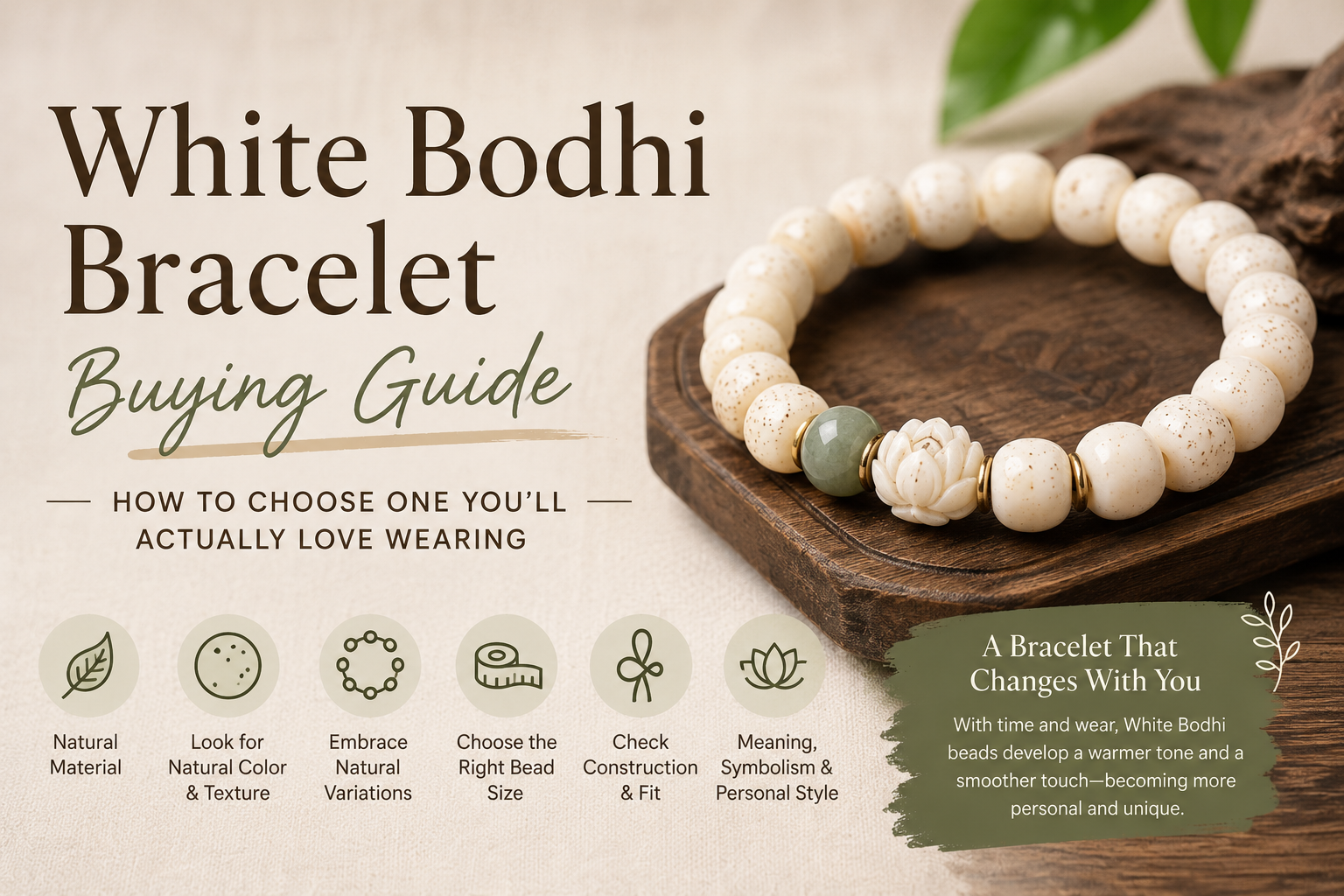 White Bodhi Bracelet Buying Guide: How to Choose One You'll Actually Love Wearing