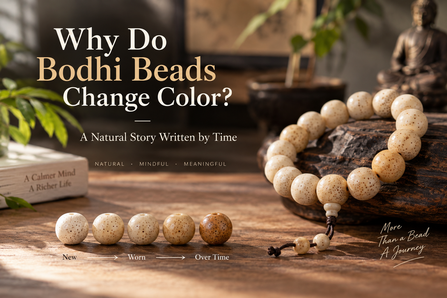 Why Do Bodhi Beads Change Color? A Natural Story Written by Time