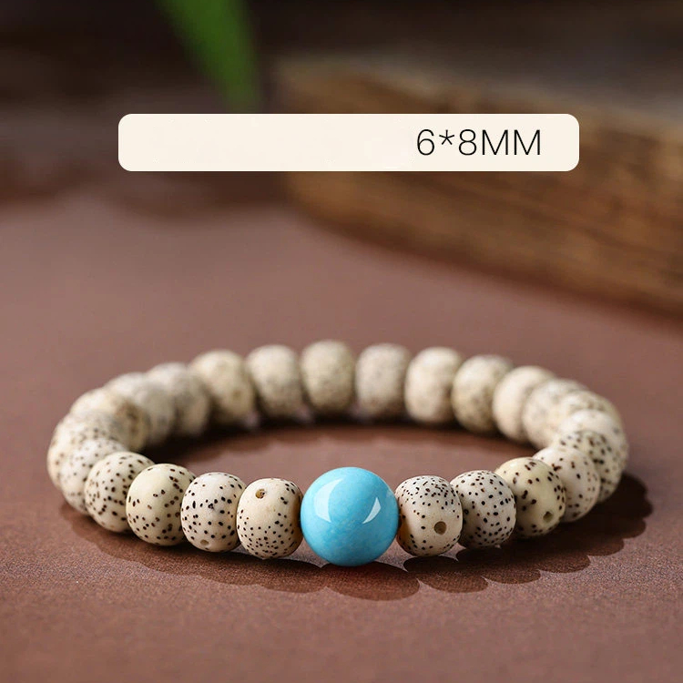 Xingyue Bodhi Sandalwood Bracelet, Hetian Jade Lucky Bead Holiday Gift