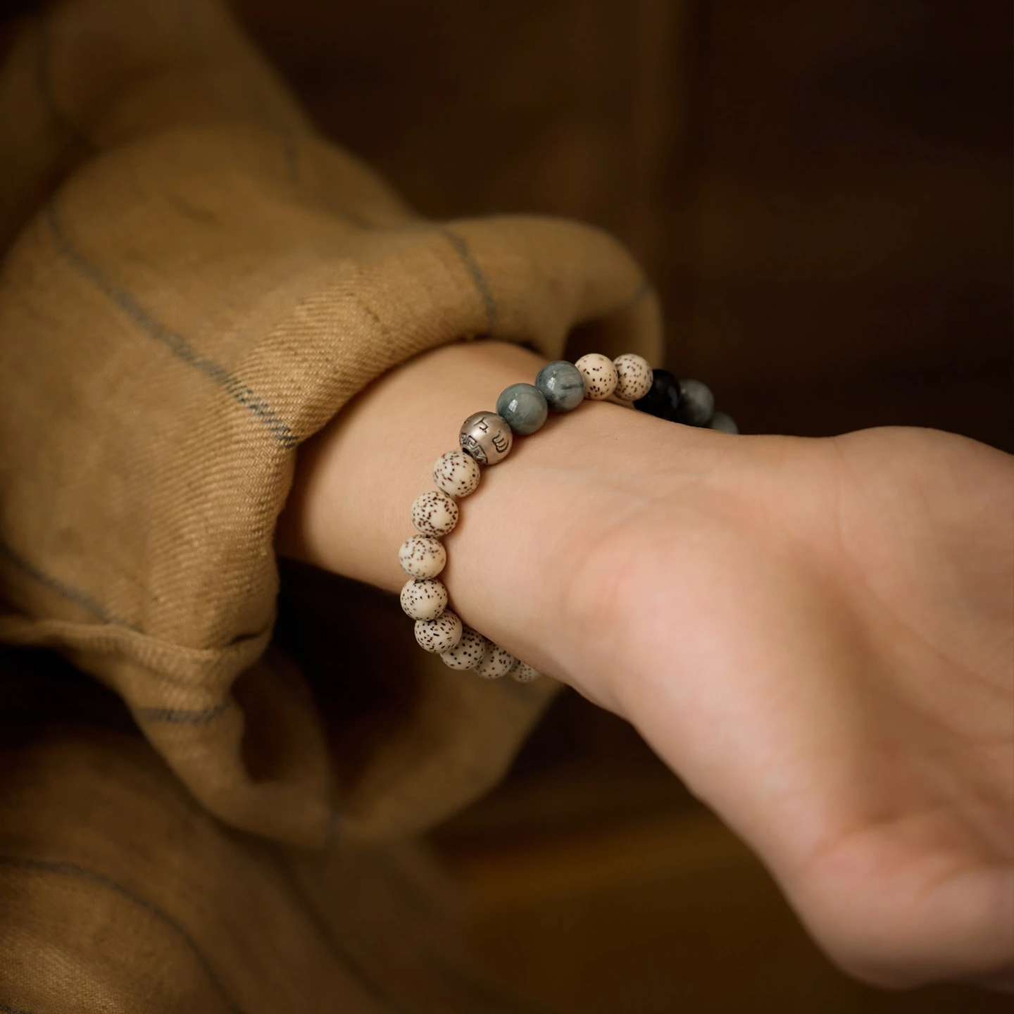 Natural Xingyue Bodhi Bracelet, Calming & Protective Valentine's Gift