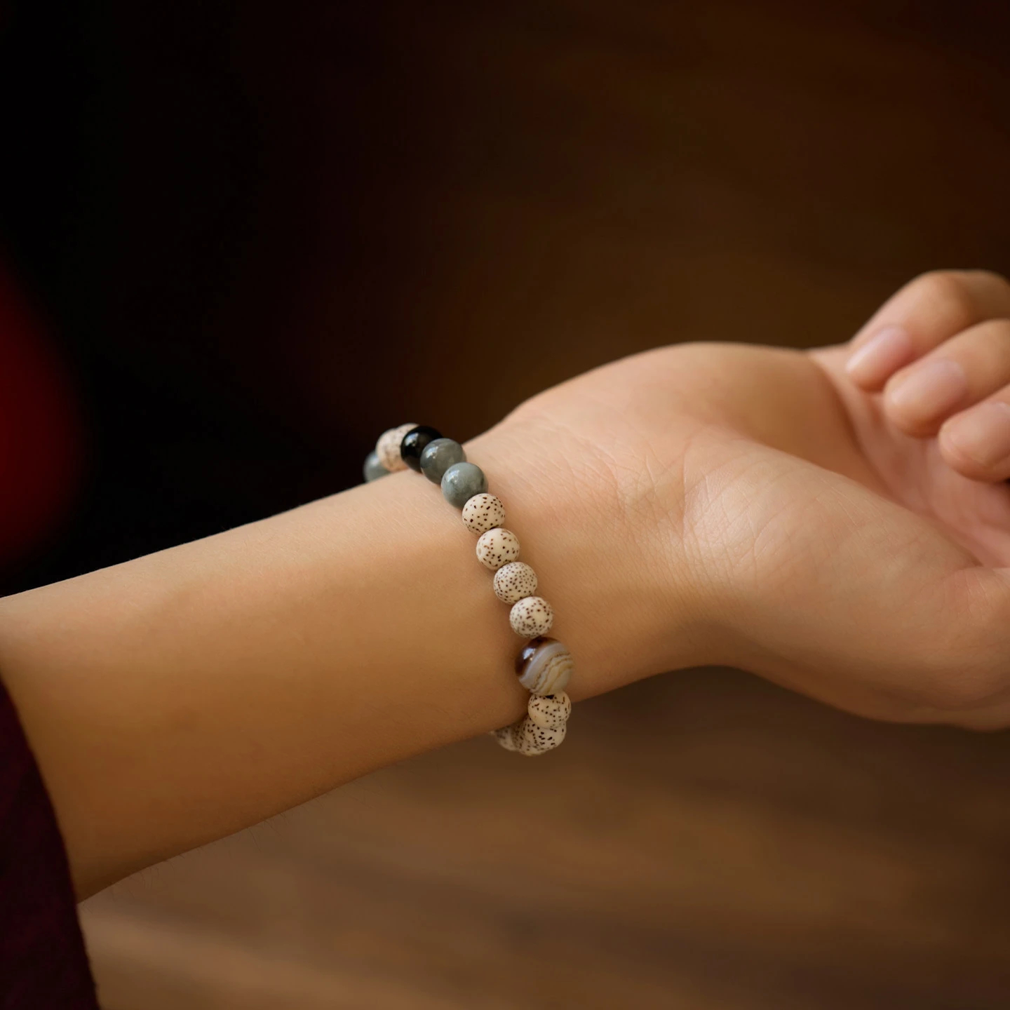 Natural Xingyue Bodhi Bracelet, Calming & Protective Valentine's Gift
