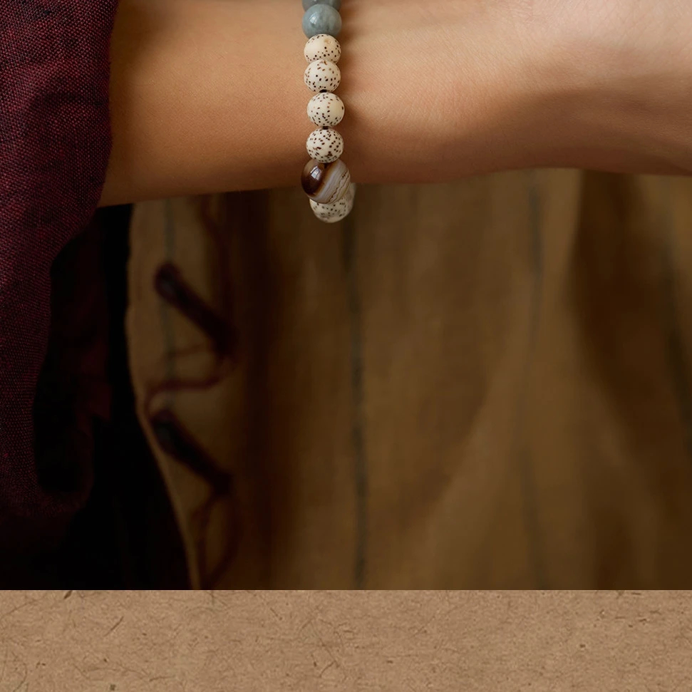 Natural Xingyue Bodhi Bracelet, Calming & Protective Valentine's Gift