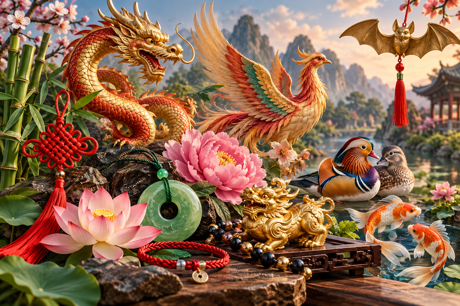12 Chinese Lucky Symbols and Their Meanings