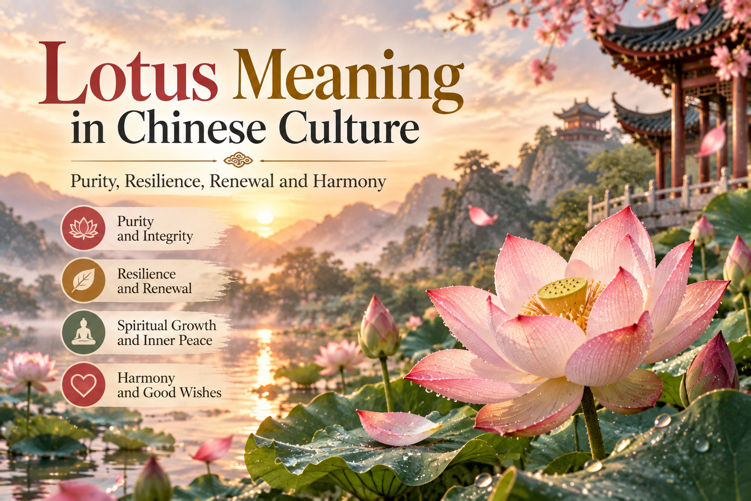 Lotus Meaning in Chinese Culture: Purity, Resilience, and a Quiet Kind of Beauty