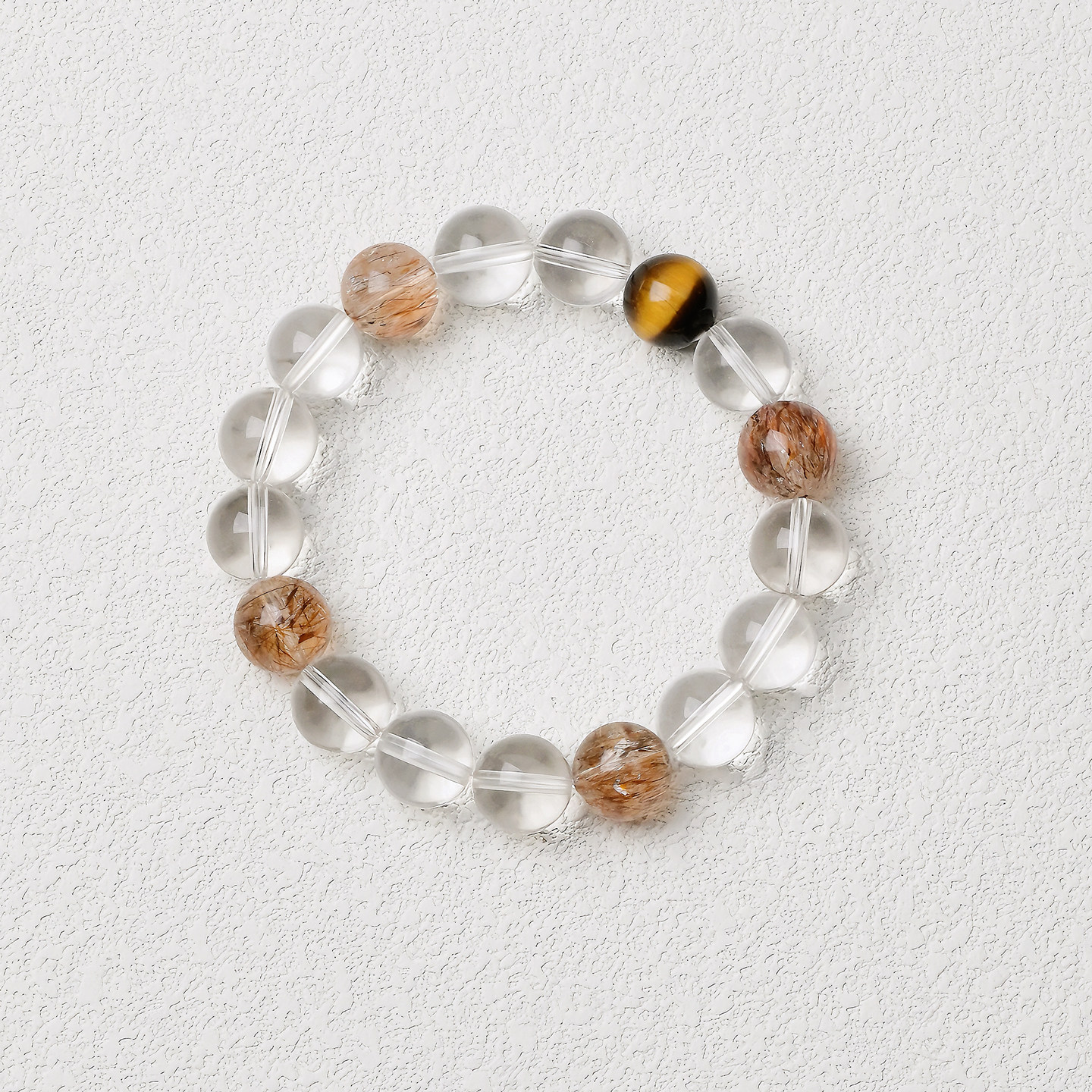 Natural Clear Quartz Bracelet, Calming For Women, Anniversary Gift