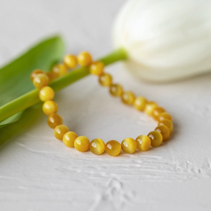 Natural Tiger's Eye Wealth Bracelet Unisex Holiday Gift
