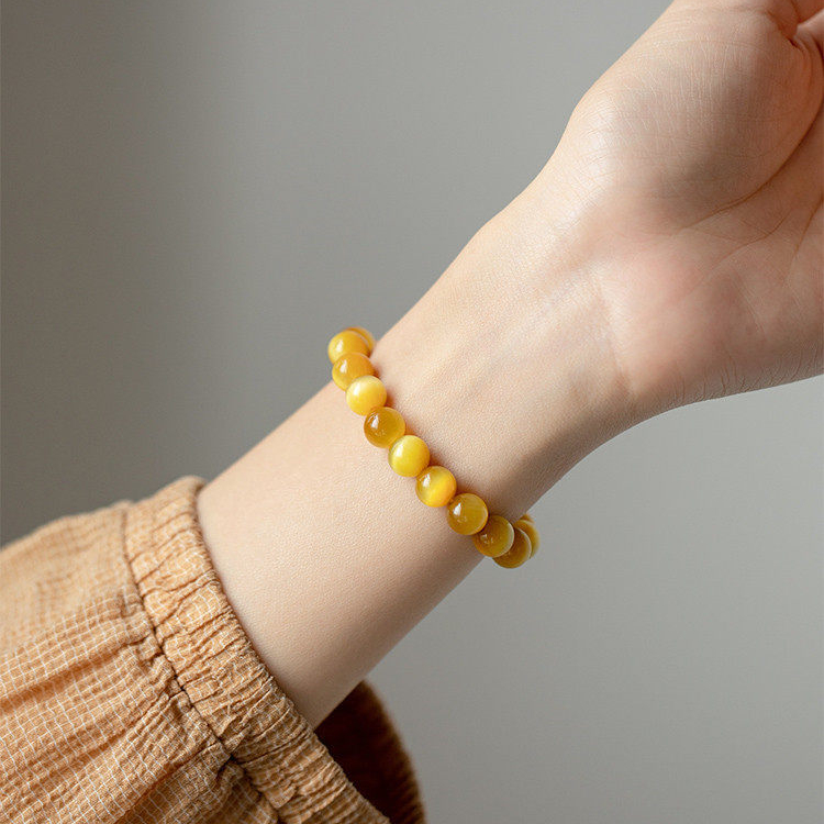 Natural Tiger's Eye Wealth Bracelet Unisex Holiday Gift