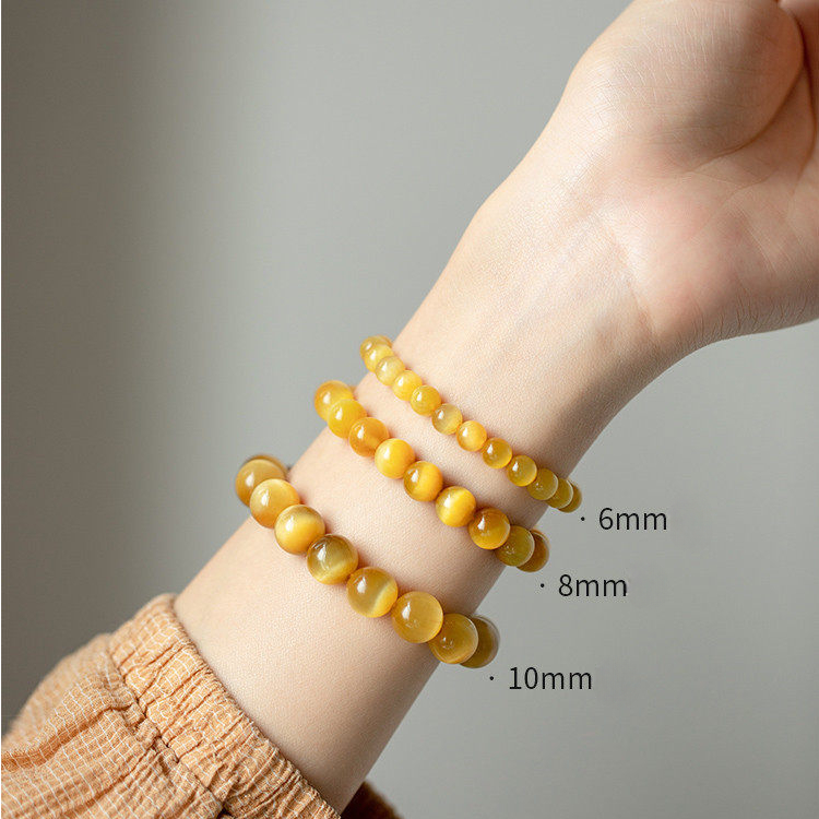 Natural Tiger's Eye Wealth Bracelet Unisex Holiday Gift