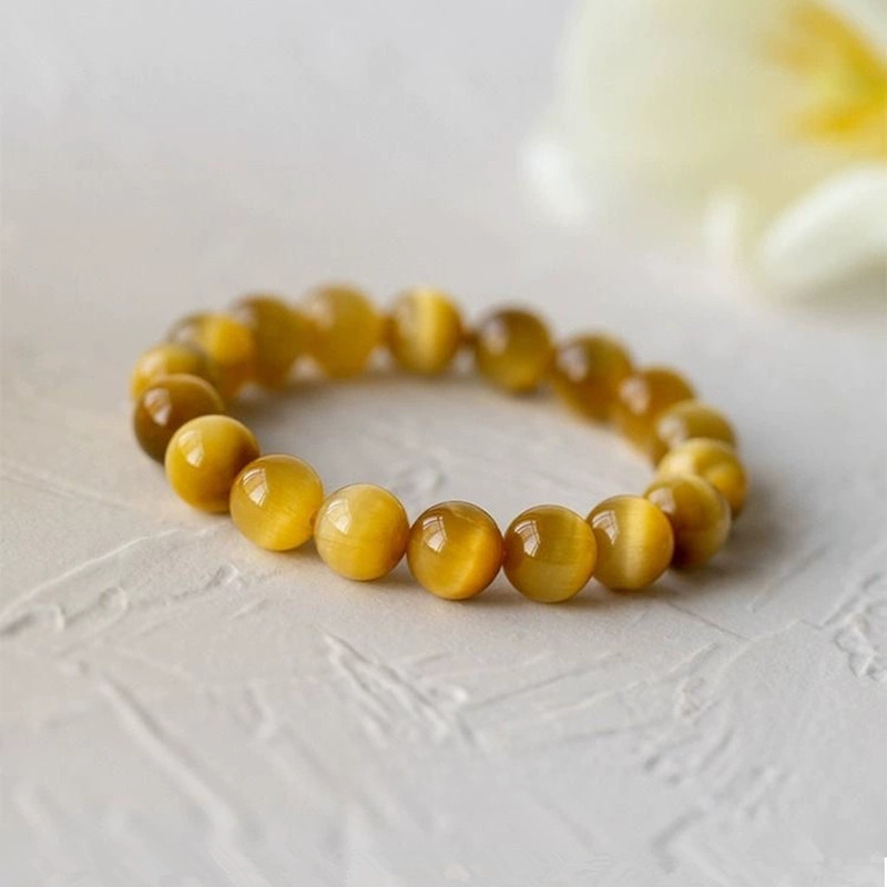 Natural Tiger's Eye Wealth Bracelet Unisex Holiday Gift