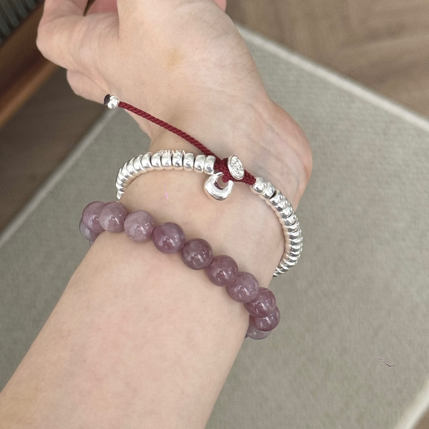 Natural Amethyst Bracelet Wealth & Exam Success Elegant Bestie Gift