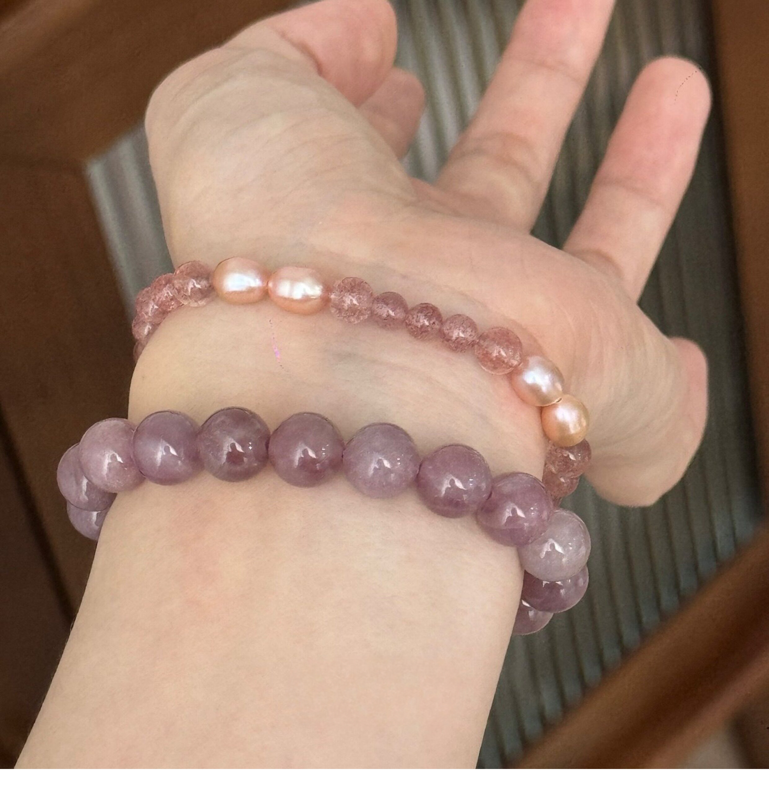 Natural Amethyst Bracelet Wealth & Exam Success Elegant Bestie Gift