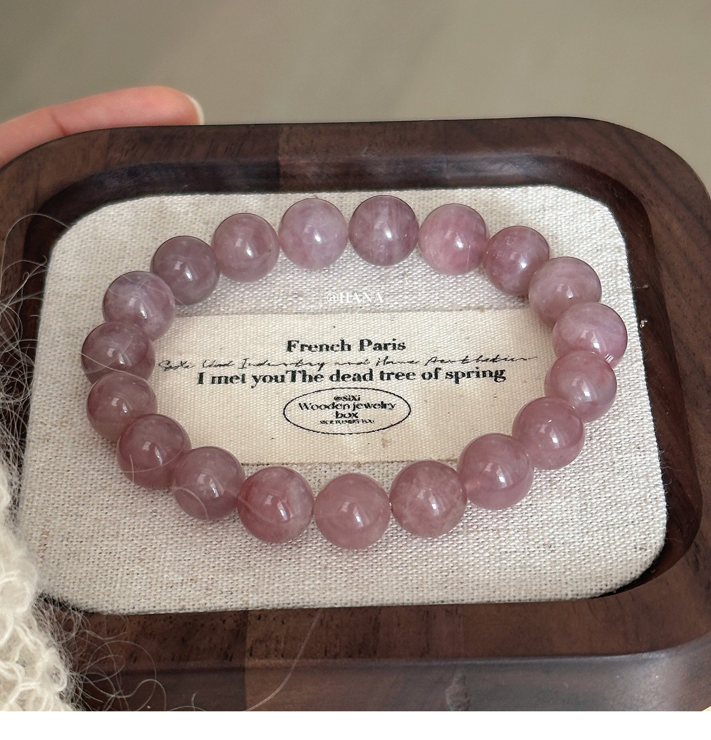 Natural Amethyst Bracelet Wealth & Exam Success Elegant Bestie Gift
