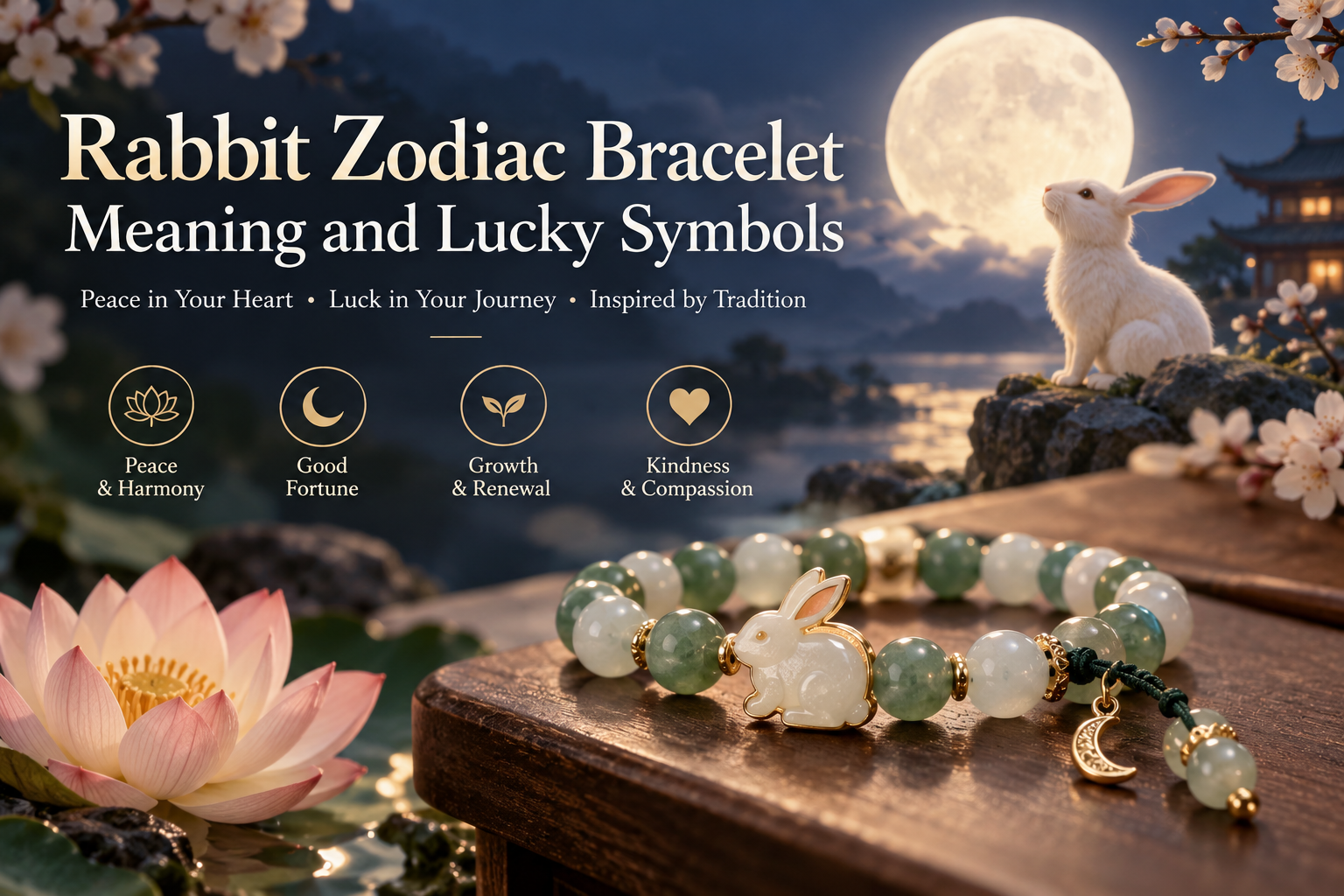 Rabbit Zodiac Bracelet Meaning and Lucky Symbols: A Guide to Peace, Luck, and Gentle Strength