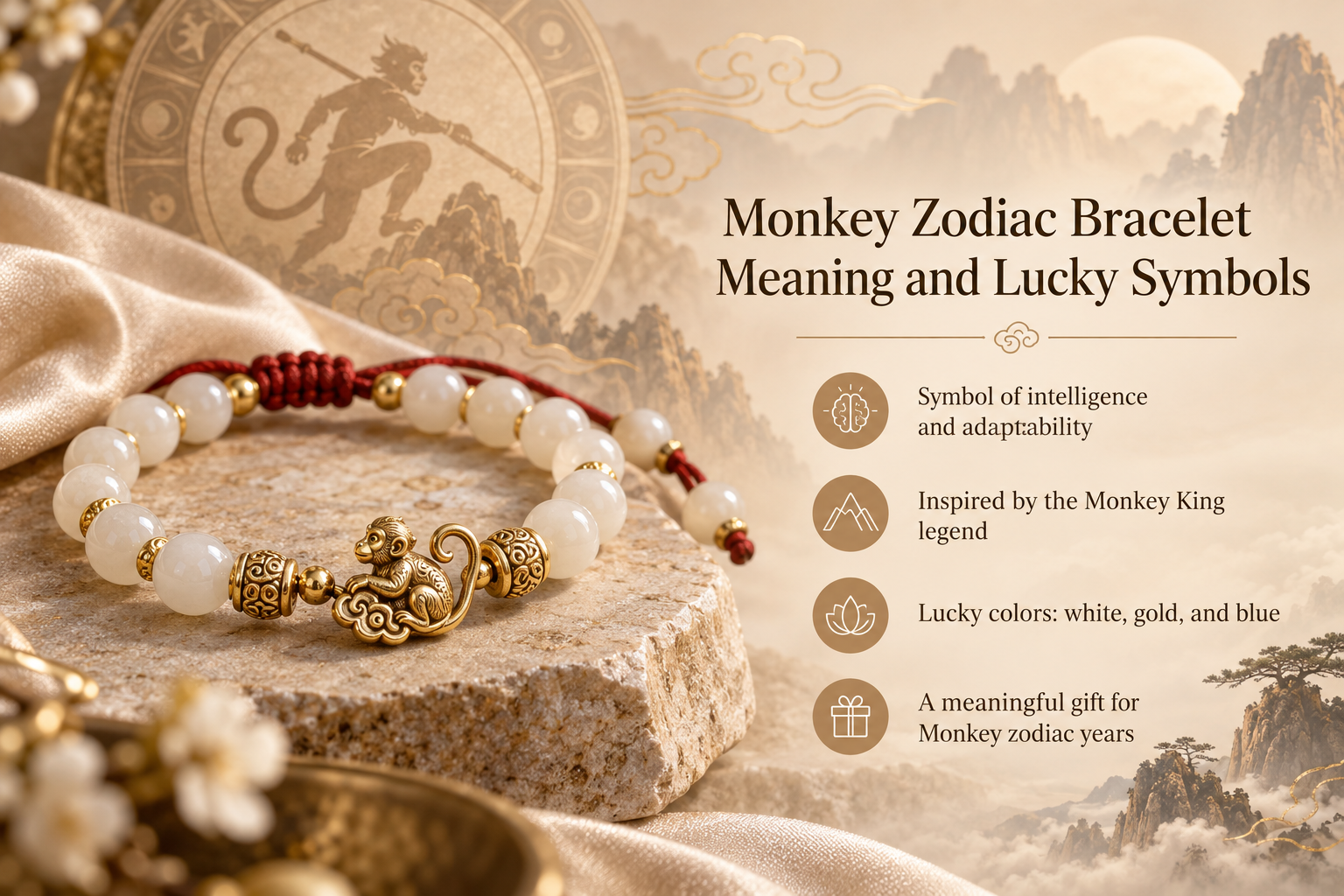 Monkey Zodiac Bracelet Meaning and Lucky Symbols